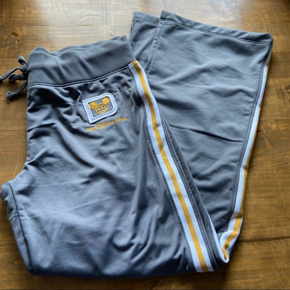 Disney Other - Disney Parks Walt Disney World Men's Gray Track Pants-Size XL-40th Anniversary